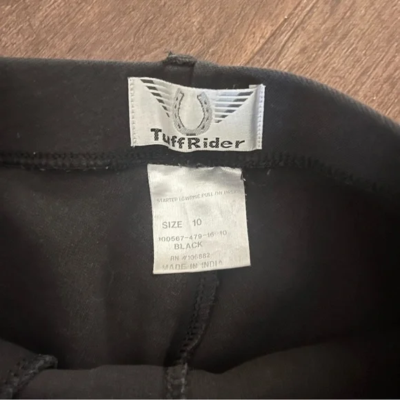 Kids Black Riding Breeches - Picture 2 of 3